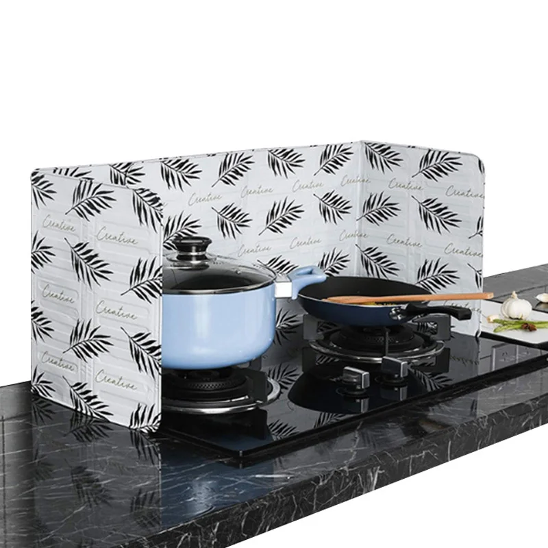 Kitchen Cooking Oil Splatter Screens Aluminium Foil Plate Gas Stove