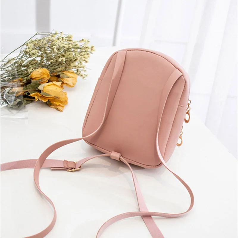 

Candy Color Small Backpack Students Mini Travel School PU Bag Multifunctional Bags MSJ99