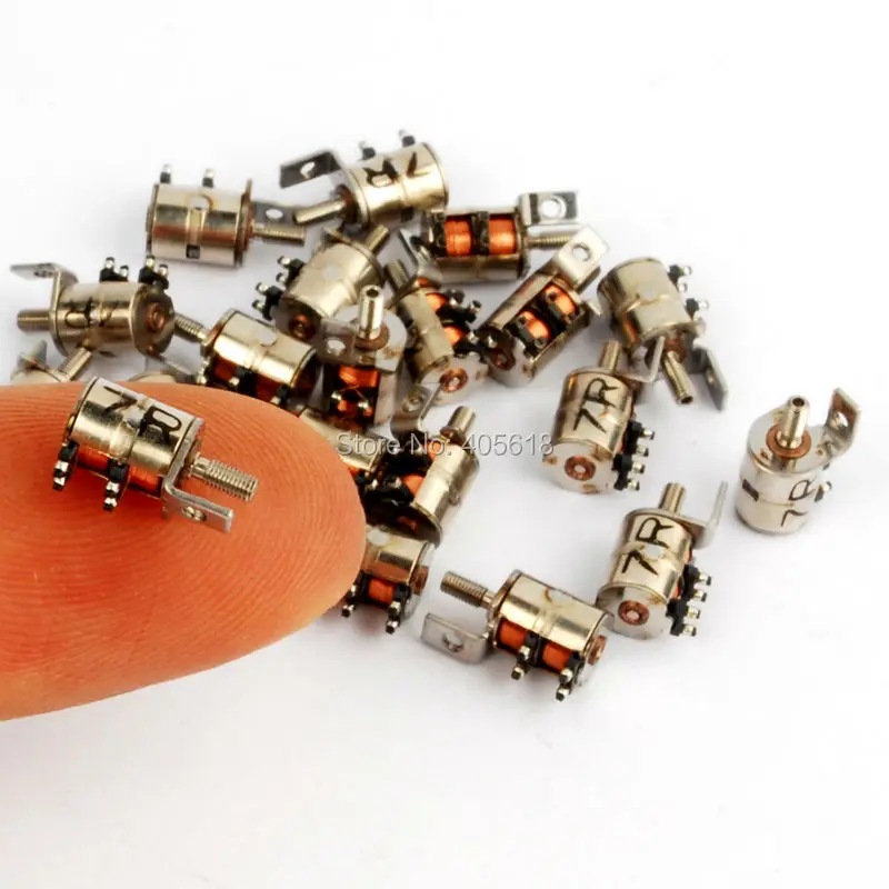 

30pcs 3VDC 2 Phase 4 Wires Micro Stepper Motor miniture stepping motor for diy
