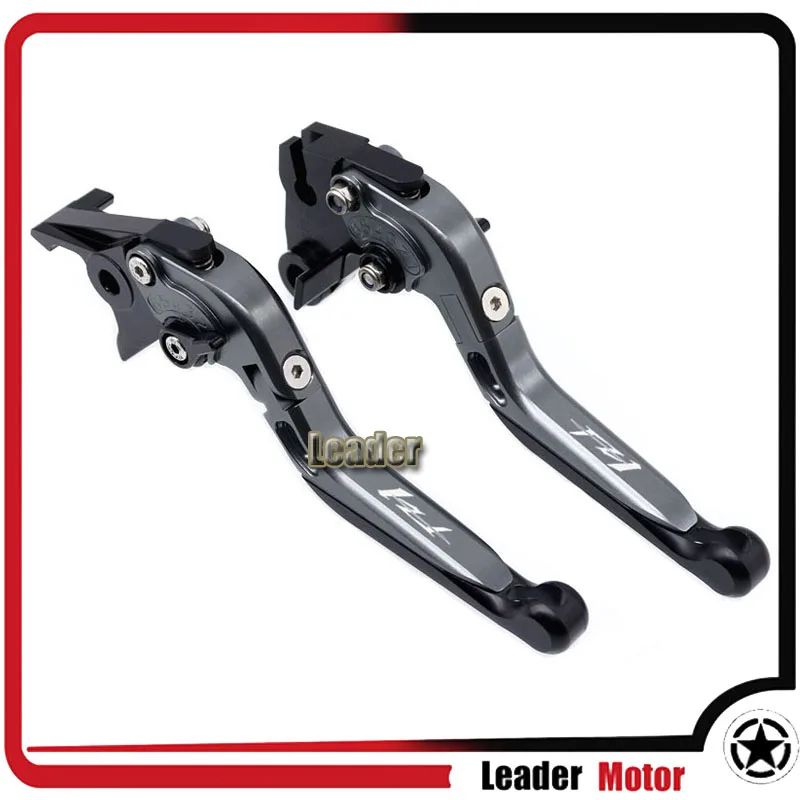 Для YAMAHA FZ1 Fazer ФЗ 1 2001 2002 2003 2004 2005 Аксессуары для мотоциклов Складной Выдвижная сцепные рычаги логотип FZ1 - Цвет: T