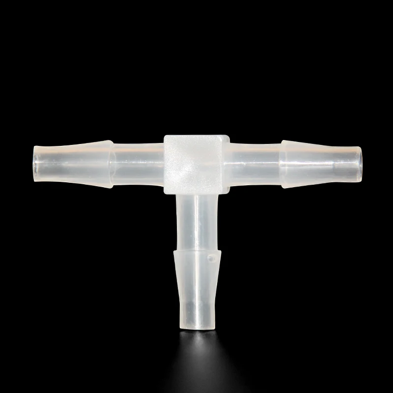 1.6mm (1/16'') T plastic connectors plastic Tee pipe connector,hose
