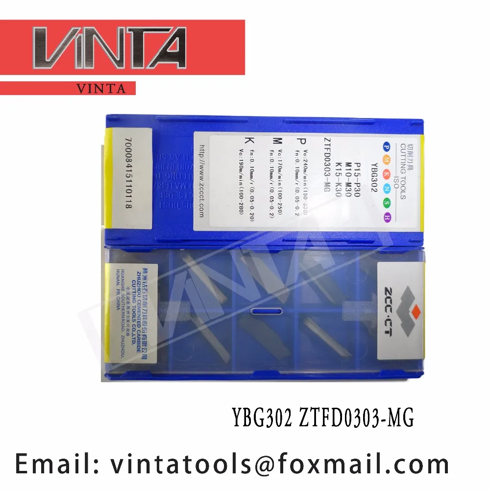 

high quality 10pcs/lots YBG302 ZTFD0303-MG cnc carbide milling inserts