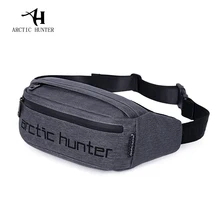 Сумка на талию ARCTIC HUNTER, новинка, Мужская многофункциональная модная сумка на плечо с карманами, маленькая нагрудная сумка для мужчин