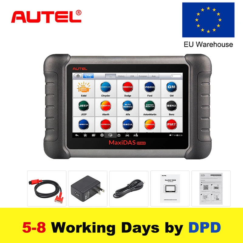 Автомобильный диагностический инструмент Autel maxides DS808K OBD2 сканер автомобильный