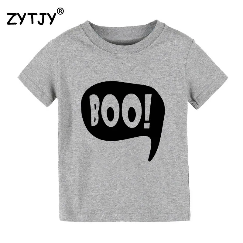 

boo halloween Print Kids tshirt Boy Girl t shirt For Children Toddler Clothes Funny Tumblr Top Tees Drop Ship Y-119