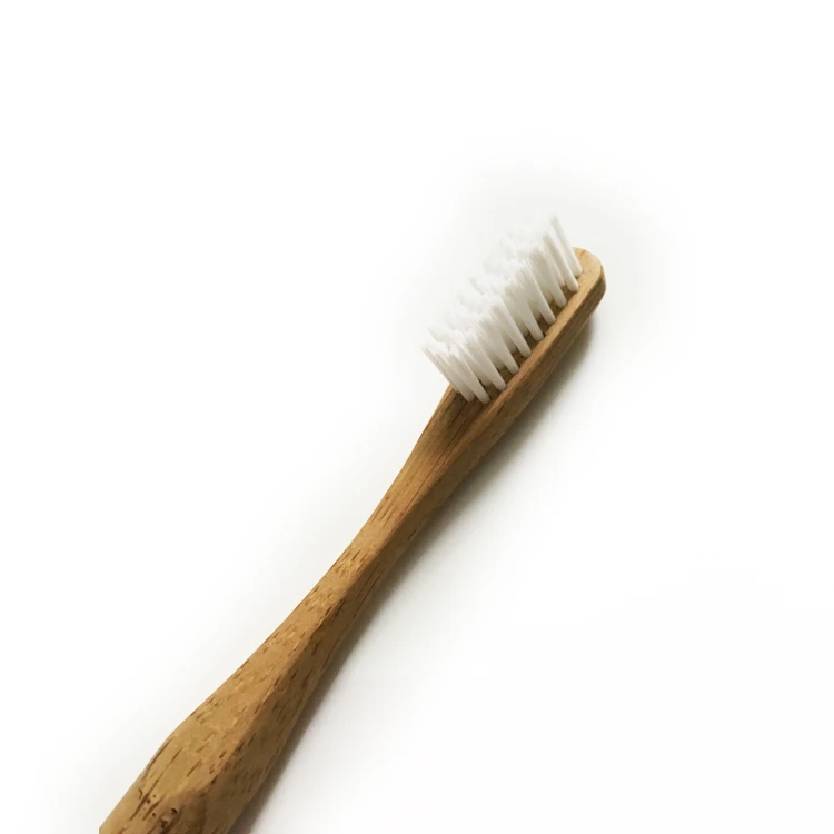500 шт. Радуга бамбука Зубная щётка круглый бамбуковой ручкой черный щетины взрослых Tandenborstel деревянной ручкой низкоуглеродистой Зубная
