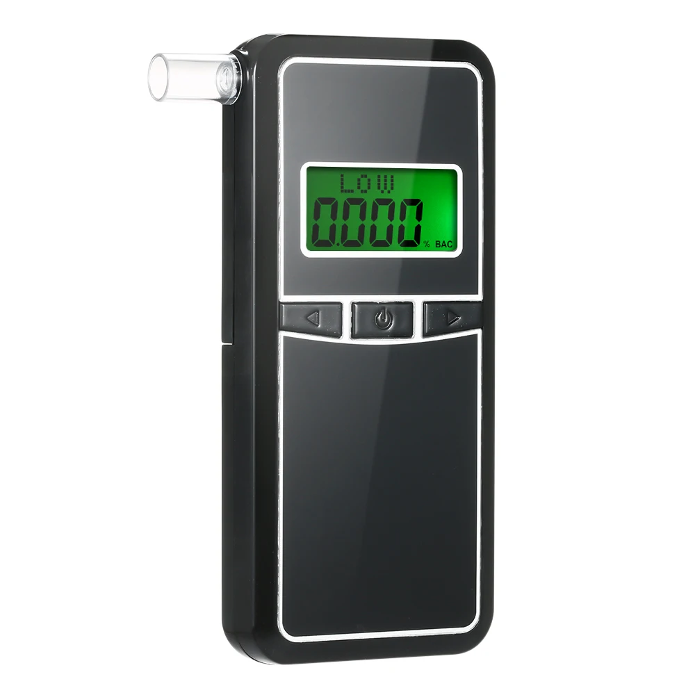 

Digital Alcohol Breath Tester Breathalyzer Portable Digital Alcohol Tester with 5pcs Transparent Mouthpieces AT8000