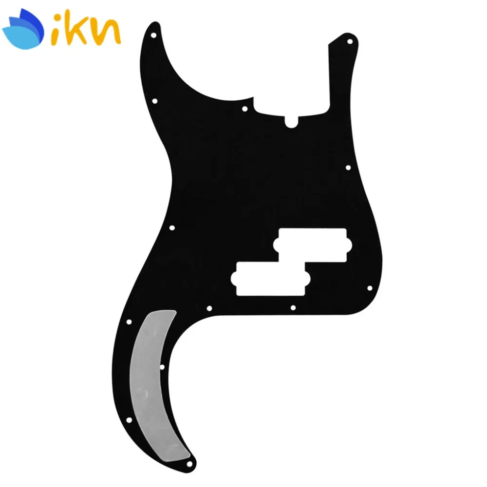 Новый 13 отверстий PB P Bass Pickguard скретч пластина черный 3Ply ПВХ для стандартных 4 струн бас гитара Часть