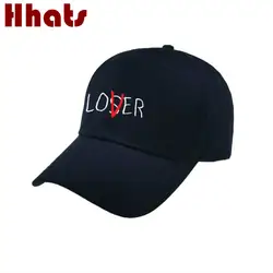 Вышивка LOVER Dad Hat Хлопок Lover Loser летняя кепка-Бейсболка Snapback хип хоп Мужская шапочка из спандекса кости 6 цветов в наличии Прямая доставка