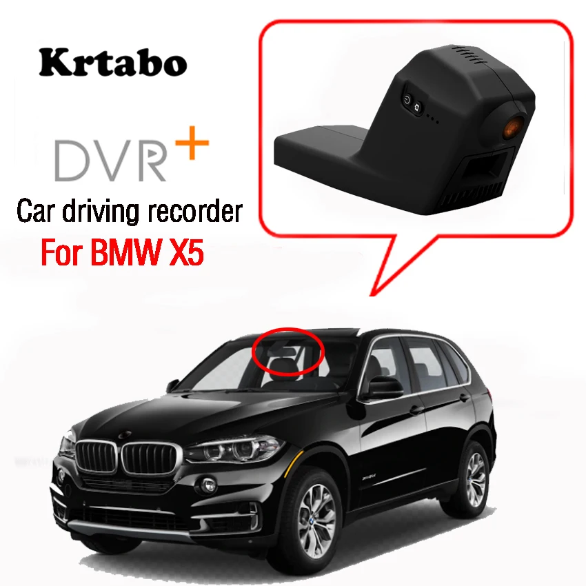 Для BMW X5 G05 2018 2019 2020 Автомобильный видеорегистратор Wifi камера ночного видения