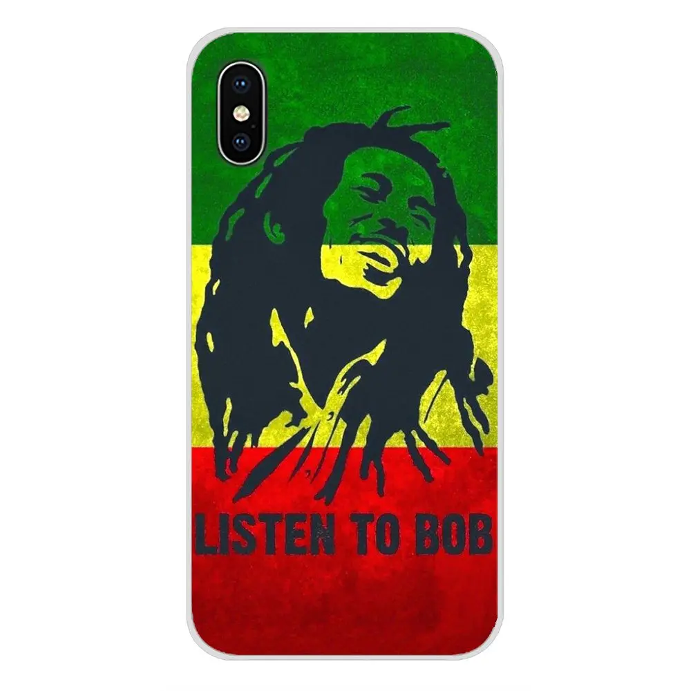 Мягкая прозрачная сумка для Huawei Mate Honor 4C 5C 5X 6X 7 7A 7C 8 9 10 8C 8X 20 Lite Pro Bob Marleys Lion Rasta