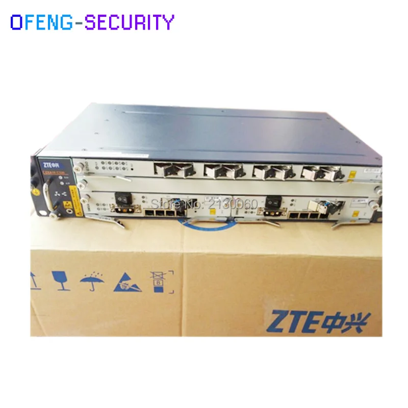 Fibra olt zte C320 GPON EPON OLT Оптический линейный терминал с шасси+ вентилятор+ SMXA/3(DC 10G)+ коляска(DC& AC), аксессуары