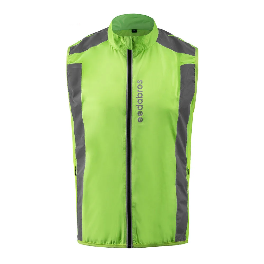 УФ-защита без рукавов велосипедная куртка Светоотражающая велосипедная жилетка ветрозащитная дышащая летняя одежда для бега MTB велосипедные майки