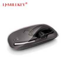 Business Wireless Headset Bluetooth Earphone Handsfree With Microphone Stereo Music With Charging Box Mini LJ-MILLKEY YZ114
