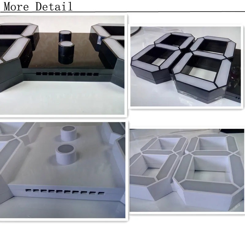 Индукционные 3D цифровые светодио дный светодиодные настенные часы с