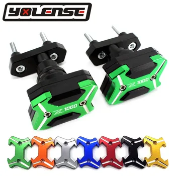 

High quality Motorcycle CNC Aluminum Falling Protection Frame Sliders Crash Protector For KAWASAKI Z1000 2007 2008 2009