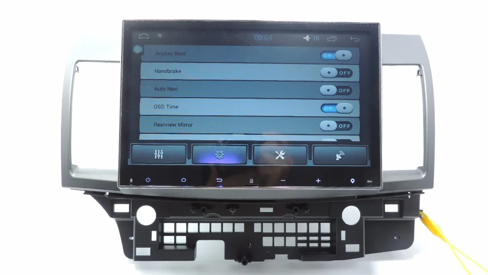 "Yokotron" 10," сенсорный Android автомобильный радиоприемник для Mitsubishi Lancer Audio 2008-+ gps