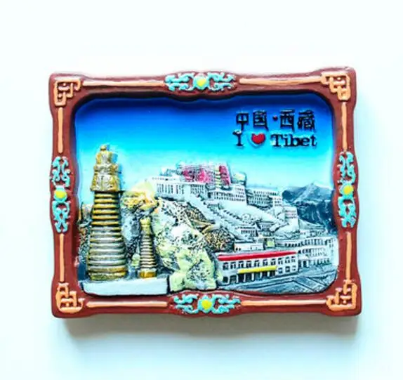 Danhuang, Gansu, внутренняя монгольская, тибетская, внутренняя монгольская 3D магниты на холодильник Китай сувениры для туристов магнитные наклейки на холодильник - Цвет: 008