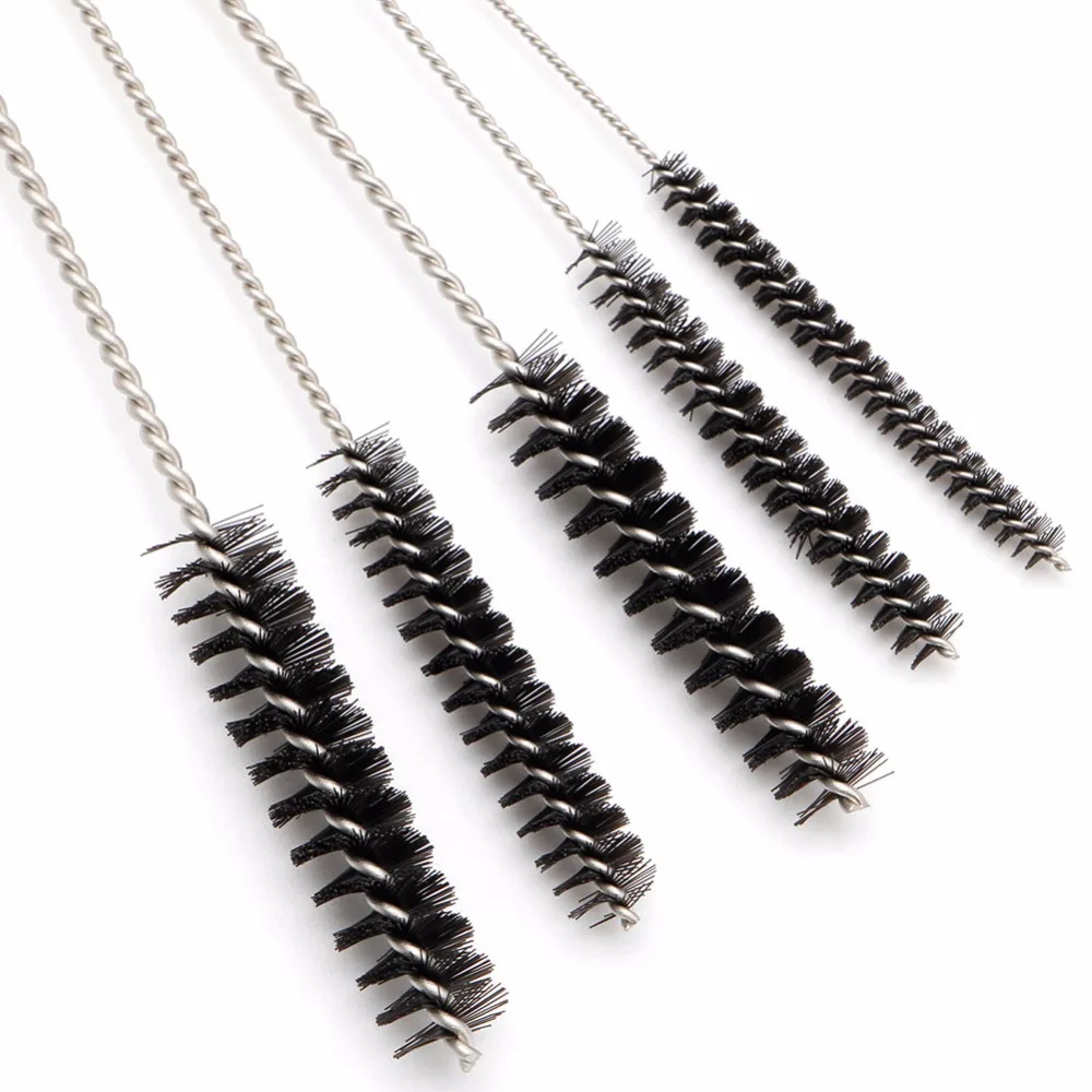 Carburetor Carbon Dirt Jet Remove 10 Cleaning Needles + 5 Brushes Tool