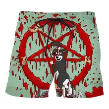 Mr Pickles пляжные шорты Веселая 3D-печать мужские повседневные шорты модные мужские летние горячие мужские крутые шорты