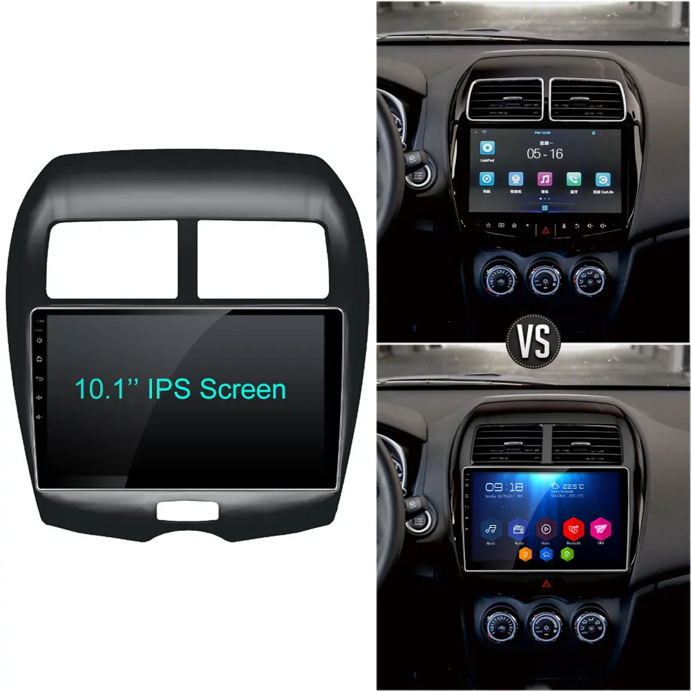 Discount 10.1" IPS 4G DSP Carplay Android 8 Octa Core 4GB RAM 64GB ROM Car DVD Multimedia Player For Mitsubishi ASX RVR Outlander Sport 0