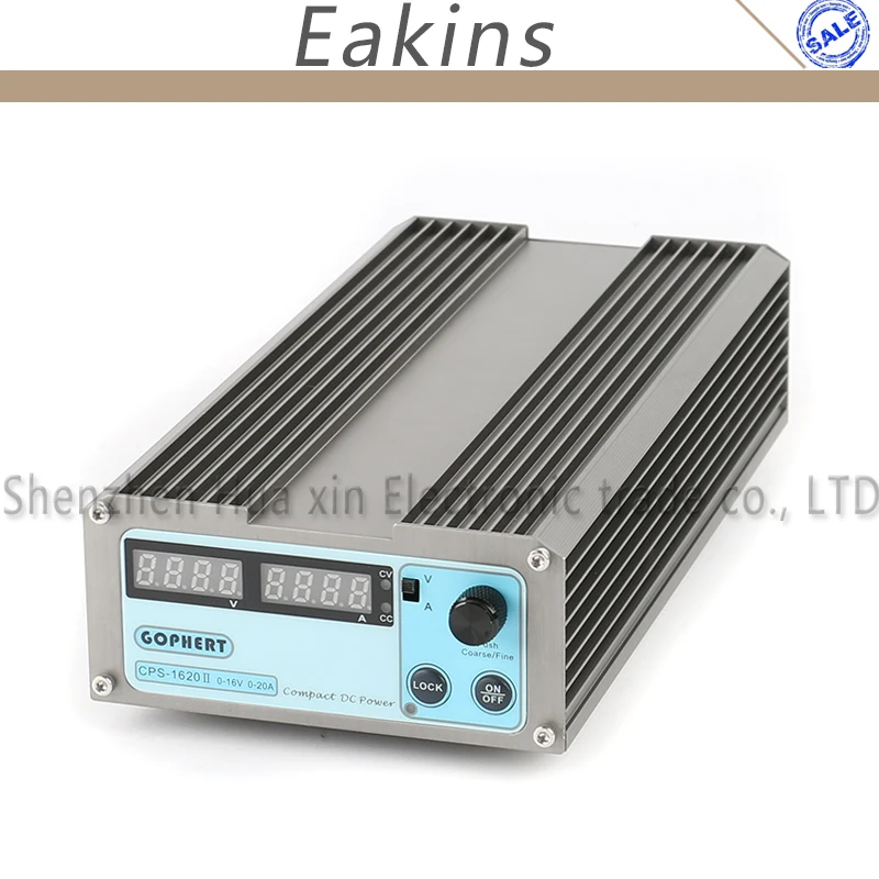 

GOPHERT Precision Compact Switch Digital Adjustable low power DC Power Supply OVP/OCP/OTP 110V/230V 16V 20A MCU Control EU