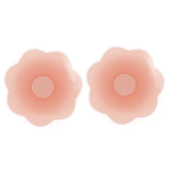 

Perfering Breast Petals Invisible Bra Flower Silicone Breast Milk Paste Stickers Small Chest Paste Anti Emptied Breasts Sticker