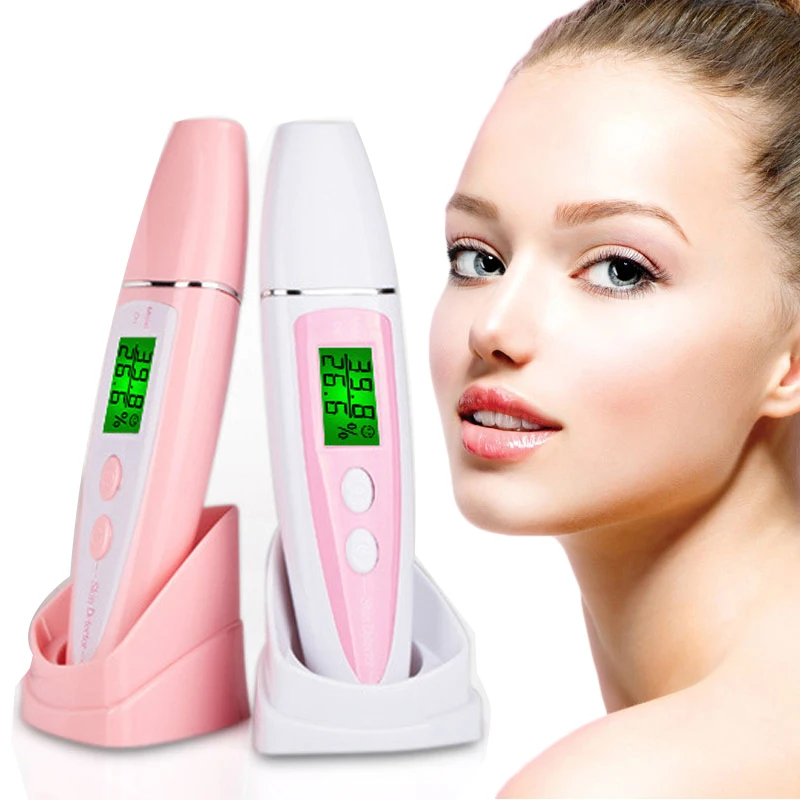 

New Digital Brightening Skin Tester Face Care Tester Moisture Oil Content Analyzer Monitor Detector Monitoring Face Care Tool