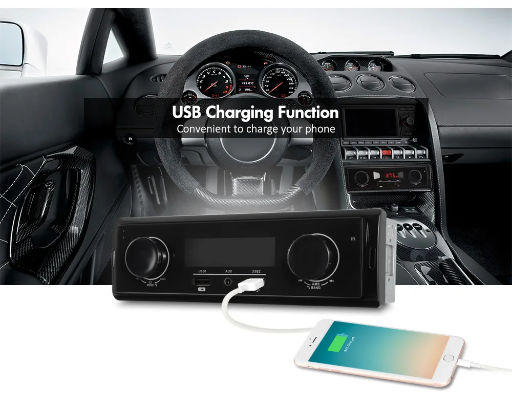 Автомобильный MP3 плеер K503 с ЖК экраном Bluetooth FM/AM 12 В|Автомобильные радиоприемники|