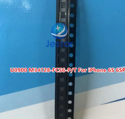 5 шт./лот U0900 M34128-FCS6-P/T анти-переворачивающийся EEPROM для ремонта iphone 6s 6sp Голубой