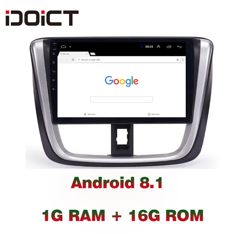 Top IDOICT Android 8.1 Car DVD Player GPS Navigation Multimedia For Toyota Vios Yaris Radio 2017 car stereo bluetooth 2 Top IDOICT Android 8.1 Car DVD Player GPS Navigation Multimedia For Toyota Vios Yaris Radio 2017 car stereo bluetooth 2