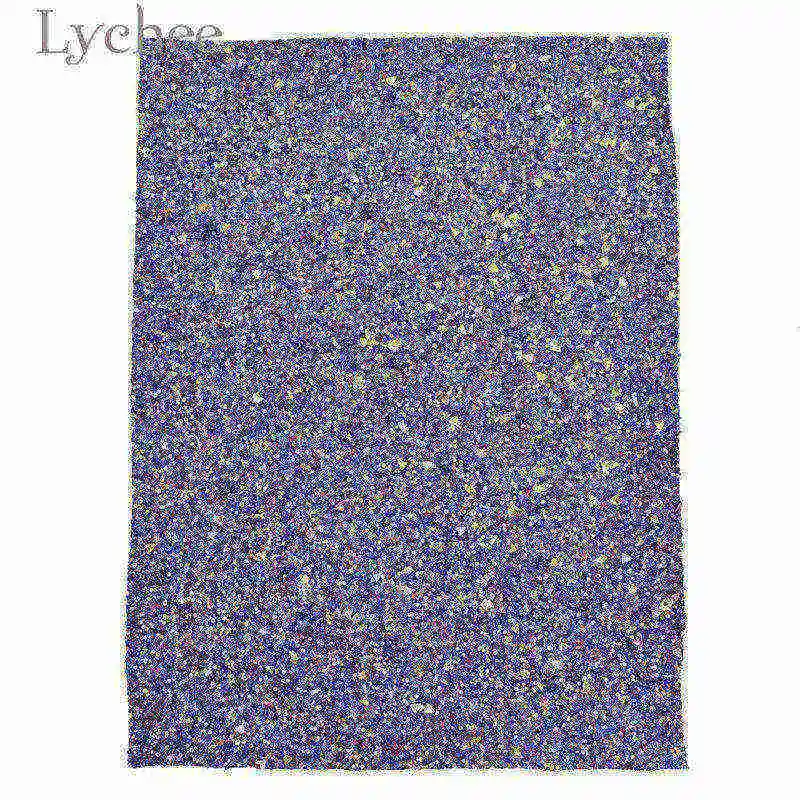Lychee Life 21x15 см A5 блестящая искусственная из искусственной кожи Ткань Высокое качество Блестки Синтетическая Кожа DIY материал для сумки одежды - Цвет: 2