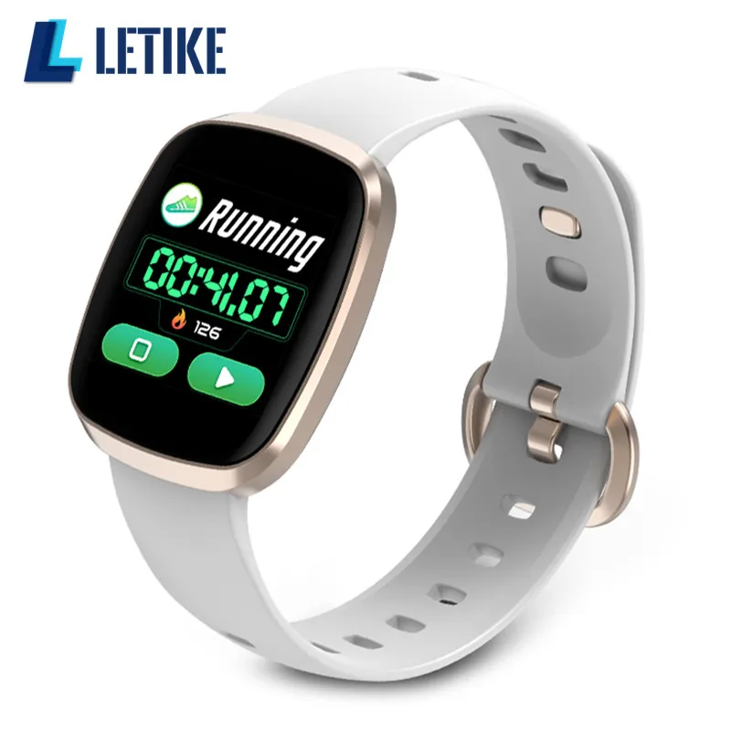 Letike новые полноэкранные сенсорные умные часы 24 h/12 h формат времени и экран