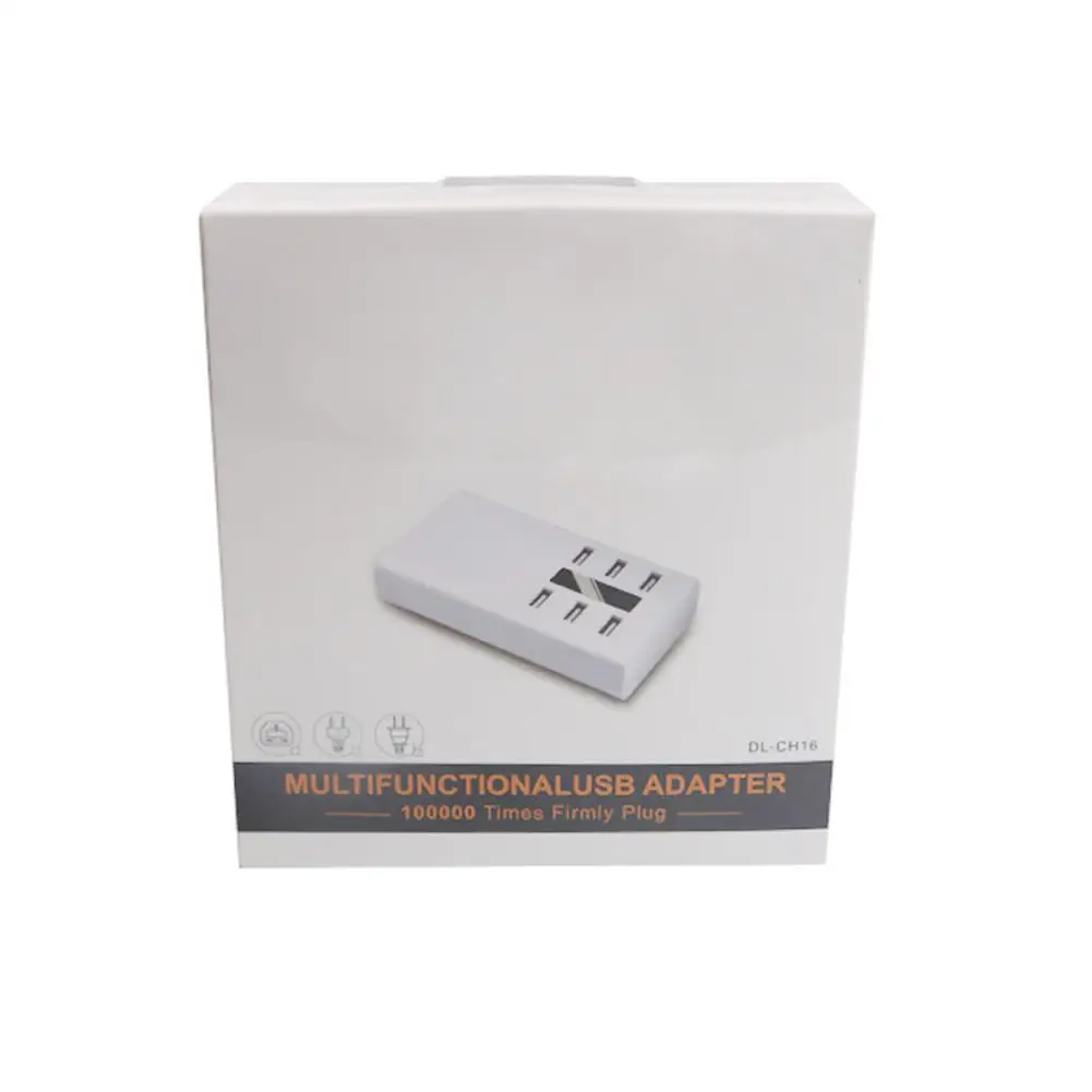 EastVita Интеллектуальный 6 портов USB концентратор сплиттер адаптер быстрое зарядное