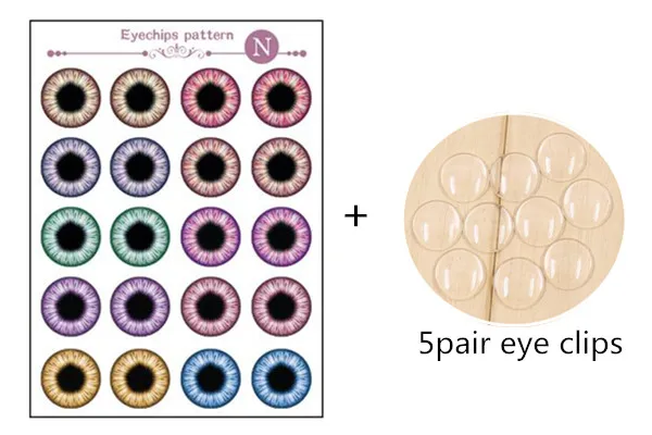 5 пар/лот 14 мм цветные стеклянные глазные фишки куклы аксессуары для куклы Blyth аксессуары для глаз DIY модифицированные - Цвет: N