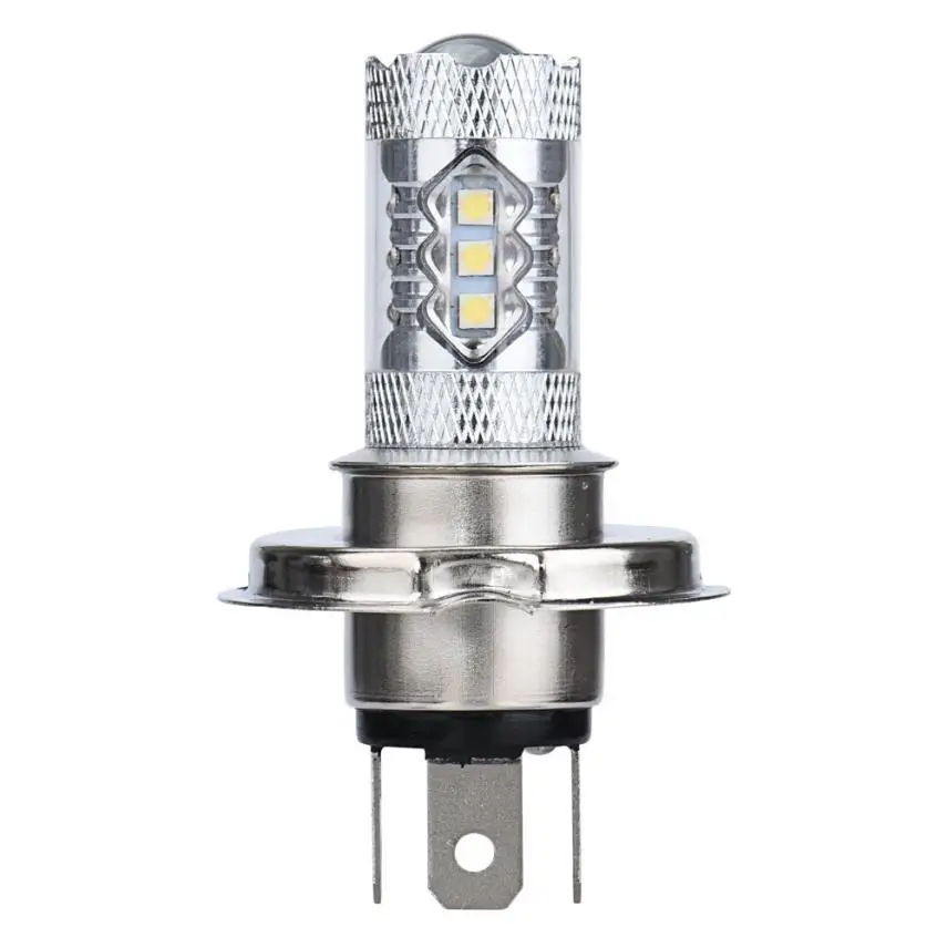 2 X 80W White H4 9003 HB2 LED Fog Light Bulb 1500LM High Low Beam 