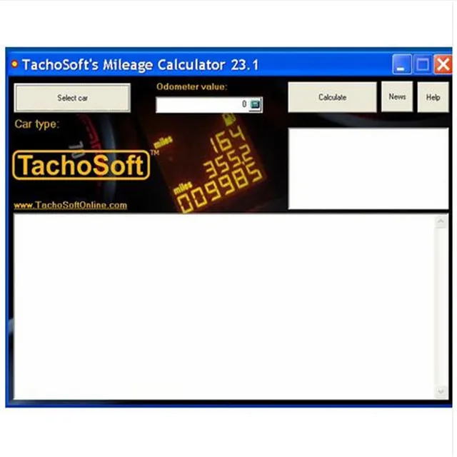 tachosoft 23 1 mileage calculator software odometer mileage tester