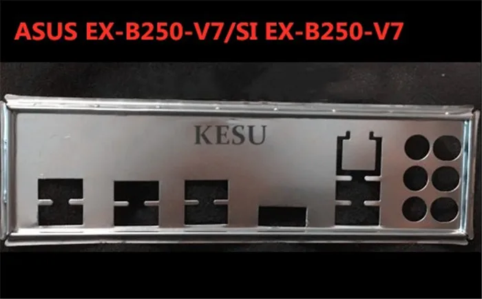 New I O Shield Back Plate Chassis Bracket Of Motherboard For Asus Ex B250 V7 Si Ex B250 V7 Just Shield Backplane Computer Cables Connectors Aliexpress