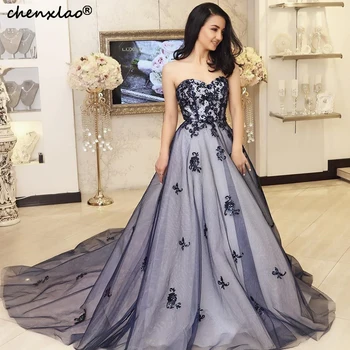 

New Listing Evening Dresses Long Sheers Ball Gown Sweetheart Sleeveless Court Train Formal Party Gowns Evening Dress