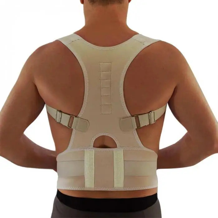 Posture Corrector/Back Support Adjustable Magnetic Posture Shape Body Waist Brace Belt Back Vertebra Correct Therapy Corrector