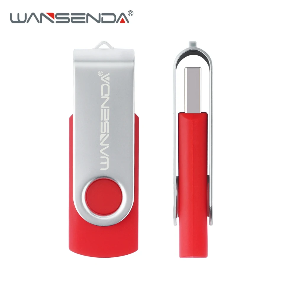 

Wansenda USB Flash Drive USB 2.0 Swivel Design Pendrives 256GB Memory Stick 128GB 64GB 32GB 16GB 8GB 4GB Portable Pen Drive