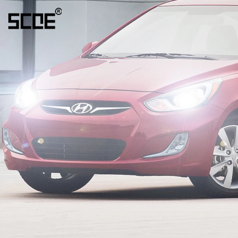 

For hyundai Accent Amica Atos Getz i10 i20 Matrix SCOE 2PCS Auto High Beam Super Halogen Bulb Headlight Car Styling warm white