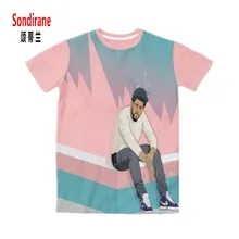 Sondirane Size J Cole X Cole World 3D Sublimation Print Custom Made T-shirt Summer Short Sleeve Hip Op Tops Clothing Plus Size