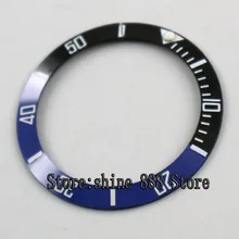 39,8 мм черный и синий керамический ободок вставка для 43 мм sub часы сделаны Парнис фабрики