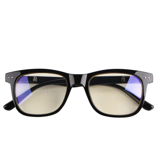 FONHCOO модные очки с защитой от синего излучения синий светильник квадратные очки с защитой от усталости глаз компьютерные игровые очки - Цвет оправы: Black