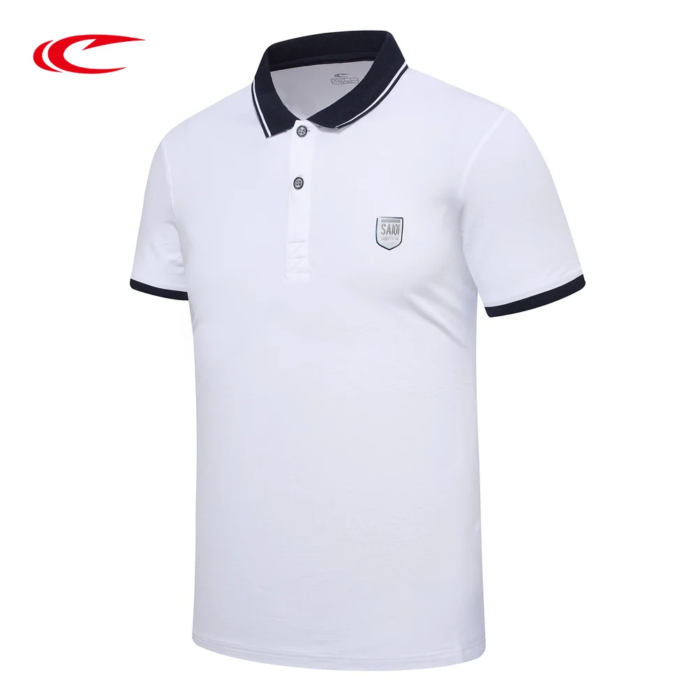 

SAIQI Brand Plus Size XS-3XL New Men's Running Polo Shirt High Quality Men Cotton Short Sleeve Shirt Brands Summer Men's Polo 29