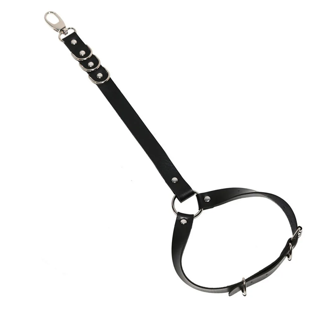 Женская кожаная подвязка с одним ремешком регулируемый носок ручной работы