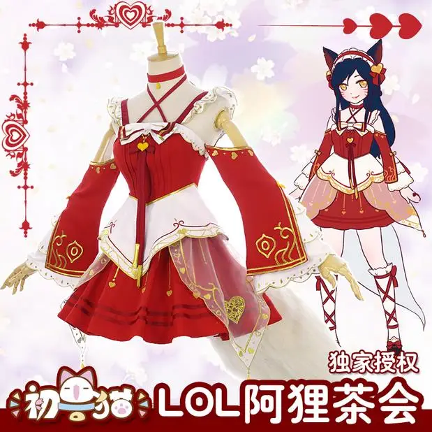

[STOCK]2018 anime LOLlolita Ali the fox dress cosplay Japan Costume For Halloween Free Shipping HOT SALE