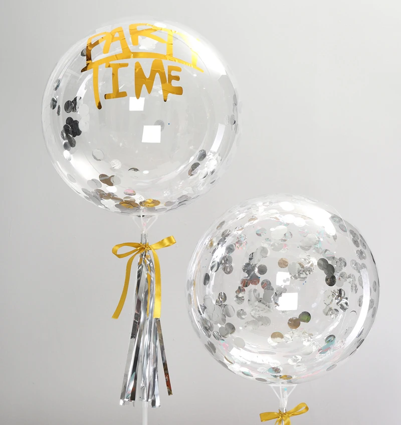 Индивидуальное Виниловая наклейка для 18 дюймов ПВХ прозрачный пузырь воздушный шар Декор День рождения Свадьба Выпускной Baby Shower тема DIY