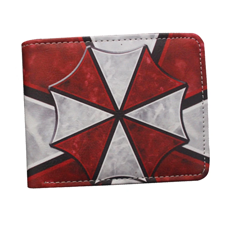 

Biohazard Umbrella Wallet RESIDENT EVIL Wallet Anime Card Money and Photo holder Short Wallets Game Movie Purses